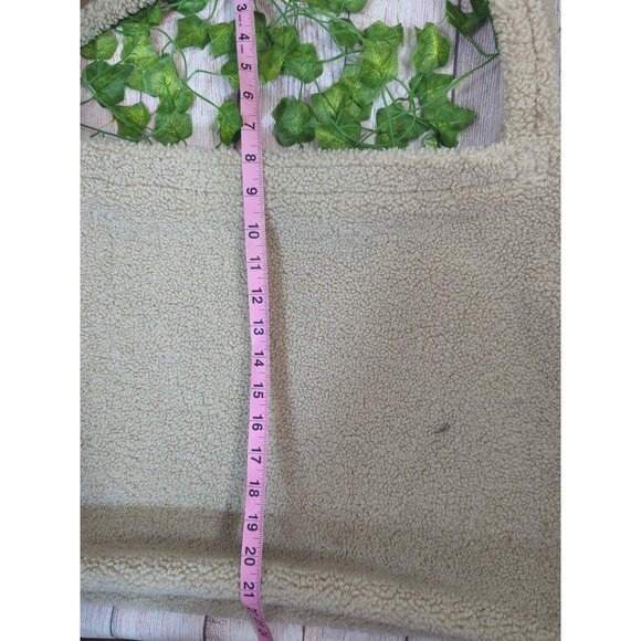 STUDIO NOOS Women's Tote Bag SHEARLING TEDDY SOFT FURRY FUZZY TRENDY AMSTERDAM - Picture 7 of 7